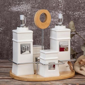 ОЛИВЕРНИК С ПОСТАВКА - ОЛИО, ОЦЕТ И СОЛ ЗА ВКУС