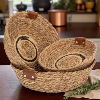 КОМПЛЕКТ ОТ 3 броя ПАНЕРИ ОТ ЕСТЕСТВЕНИ МАТЕРИАЛИ