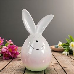 ДЕКОРАЦИЯ ФИГУРА ЗАЙЧЕ - РОЗОВ ВЕЛИКДЕН