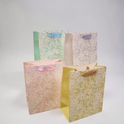 ПОДАРЪЧНА ТОРБИЧКА 32см*26см / 4 валианта / - БРОКАТЕНА ДАНТЕЛА