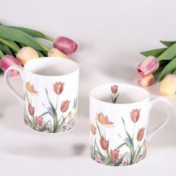 КОМПЛЕКТ ОТ 2 броя ЧАШИ - ЛАЛЕТАТА И ПРОЛЕТТА