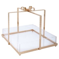 ПОДНОС ПОДАРЪК С ПАНДЕЛКА - МЕДНИ РАМКИ