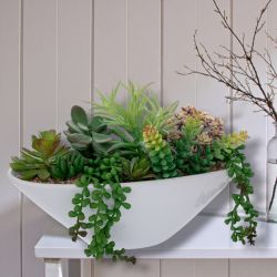 ИЗКУСТВЕНИ САКУЛЕНТНИ РАСТЕНИЯ В КАШПА - РЕАЛЕН ДОПИР 