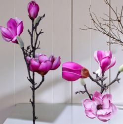 ИЗКУСТВЕН СТРЪК МАГНОЛИЯ 73см - ПРОЛЕТНА ПРЕМЯНА