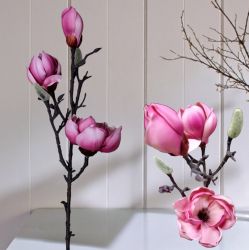 ИЗКУСТВЕН СТРЪК МАГНОЛИЯ 73см - ПРОЛЕТНА ПРЕМЯНА