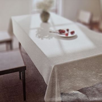 ЕДНОЦВЕТНА ПОКРИВКА ЗА МАСА / БЕЖОВА / 140см*180см - ЕЖЕДНЕВИЕ СЪС СТИЛ