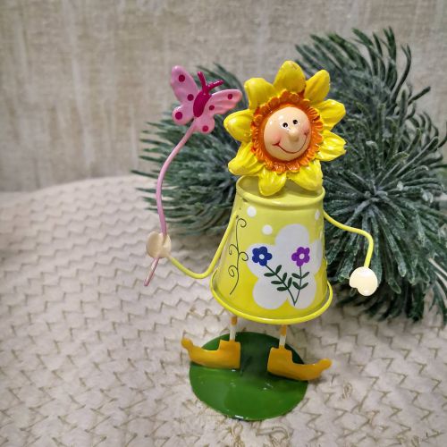 Метална декоративна фигурка цвете