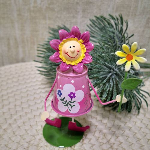 Метална декоративна фигурка цвете