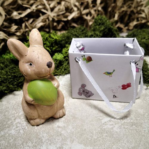 ВЕЛИКДЕНСКО ЗАЙЧЕ В ПОДАРЪЧНА ТОРБИЧКА