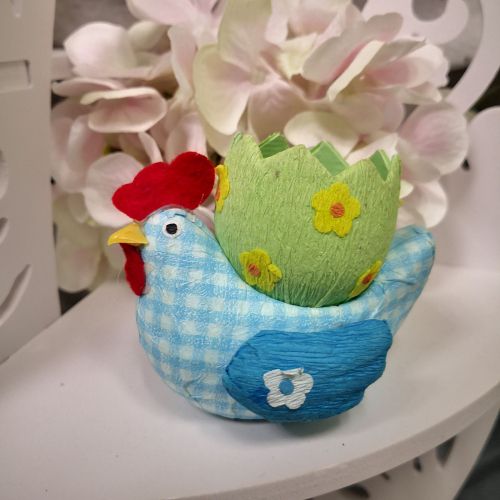 ВЕЛИКДЕНСКА ХАРТИЕНА ДЕКОРАЦИЯ КОКОШКА