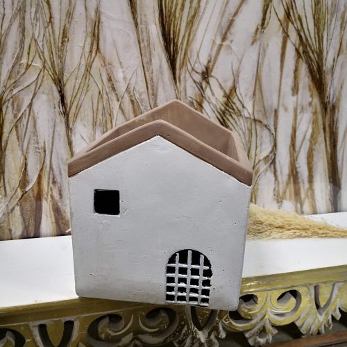 КЕРАМИЧНА КАШПА / КЪЩА - НАМЕРИ ДОМА СИ