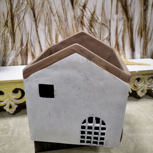 КЕРАМИЧНА КАШПА / КЪЩА - НАМЕРИ ДОМА СИ