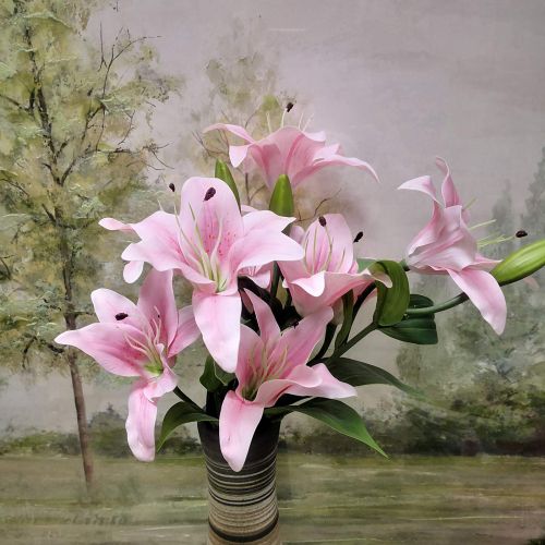 БУКЕТ ОТ ИЗКУСТВЕНИ ЛИЛИУМИ 