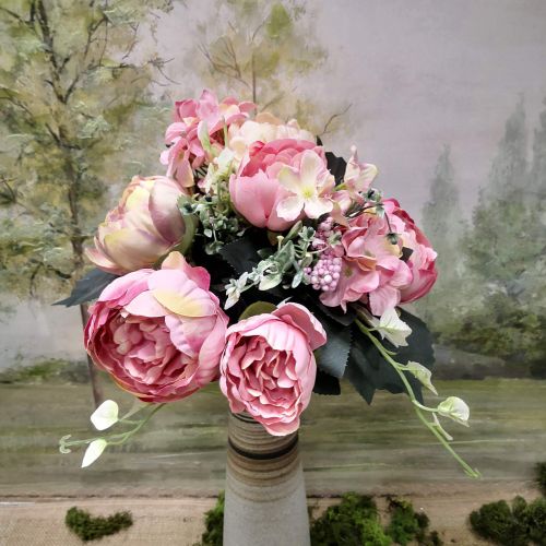 БУКЕТ РОЗОВИ БОЖУРИ