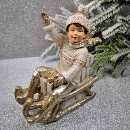 КОЛЕДНА ФИГУРКА ДЕЦА - ЛЕДЕНИ ПЪРЗАЛКИ