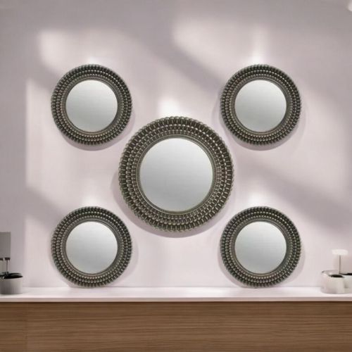 Комплект огледала за стена от 5 части