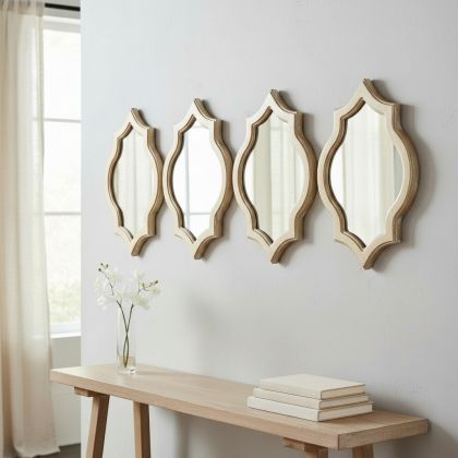 Стенно огледало 4 части