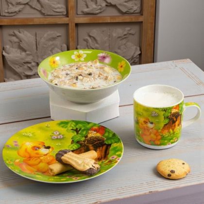 ДЕТСКИ СЕРВИЗ ЗА ХРАНЕНЕ КУЧЕ "НАЙ-ДОБЪР ПРИЯТЕЛ" - ЛЮБИМИ ГЕРОИ