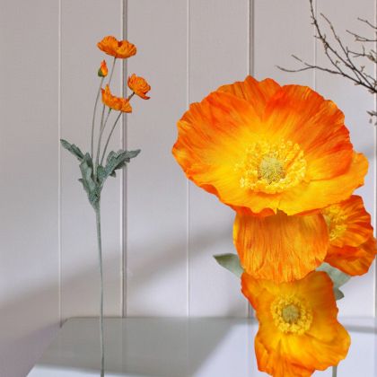 СТРЪК ИЗКУСТВЕН МАК 60см - АЛЕНИ ПОЛЯ