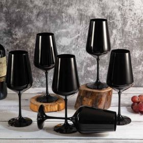 ЧАШИ ЗА ВИНО 6 БРОЯ - ЧЕРНА САНДРА