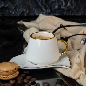 ПОРЦЕЛАНОВ СЕРВИЗ ЗА КЪСО ЕСПРЕСО - 6 ЧАШИ И 6 ЧИНИЙКИ