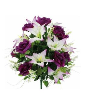 БУКЕТ ОТ РОЗИ И ЛИЛИУМИ 64 СМ 