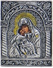 МАЛКА ИКОНА -БОГОРОДИЦА С МЛАДЕНЕЦА