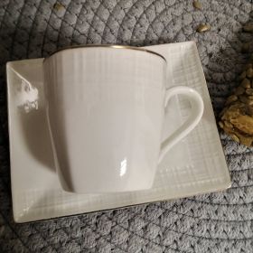 СЕРВИЗ КАФЕ ЗА ЕСПРЕСО ОТ 2 ЧАШИ И 2 ЧИНИЙКИ - ВЕЧНА КЛАСИКА