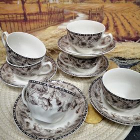 СЕРВИЗ ЗА КАФЕ ИЛИ ЧАЙ 6+6 - ПРОВАНС