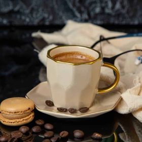 СЕРВИЗ ЗА КАФЕ ЕСПРЕСО / 6 ЧАШИ И 6 ЧИНИЙКИ / - ШАМПАНСКО И МЕЧТИ