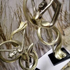 ФИГУРА ГИМНАСТИЧКА С ЛЕНТА -  ЗЛАТНИТЕ МОМИЧЕТА