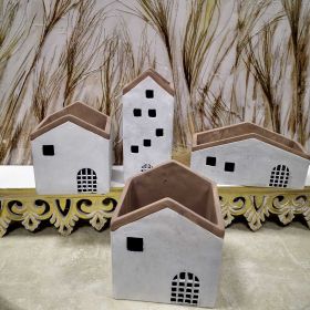 КЕРАМИЧНА КАШПА / КЪЩА - НАМЕРИ ДОМА СИ