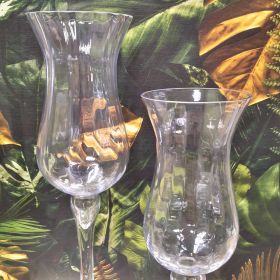 СТЪКЛЕНА ВАЗА НА СТОЛЧЕ  - ПРОЗРАЧНИ ПРОСТРАНСТВА