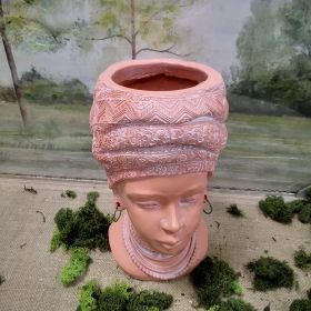 КАШПА ЖЕНСКА ГЛАВА  - ТЮРБАН И ГЕОМЕТРИЧНИ ЛИНИИ