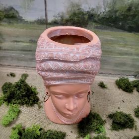 КАШПА ЖЕНСКА ГЛАВА  - ТЮРБАН И ГЕОМЕТРИЧНИ ЛИНИИ