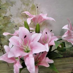 БУКЕТ ОТ ИЗКУСТВЕНИ ЛИЛИУМИ 