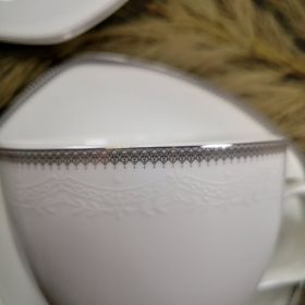 ЛУКСОЗЕН СЕРВИЗ ЗА КАФЕ 2 чаши + 2 чинийки - ЛУКС И НЕЖНОСТ