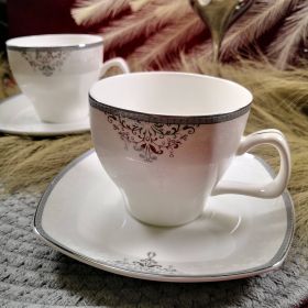 ЛУКСОЗЕН СЕРВИЗ ЗА КАФЕ 2 чаши + 2 чинийки - ЛУКС И НЕЖНОСТ