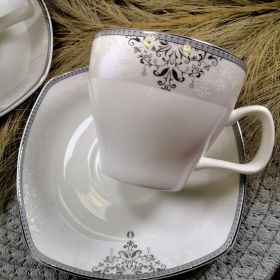 ЛУКСОЗЕН СЕРВИЗ ЗА КАФЕ 2 чаши + 2 чинийки - ЛУКС И НЕЖНОСТ