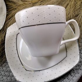 ЛУКСОЗЕН СЕРВИЗ ЗА КАФЕ 2 чаши + 2 чинийки - ЛУКС И НЕЖНОСТ