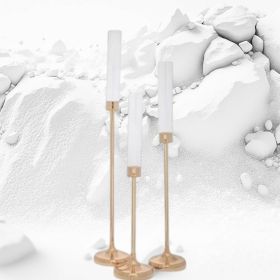 КОМПЛЕКТ ОТ 3 БРОЯ СВЕЩНИКА - СТЪКЛЕН ВИТРАЖ