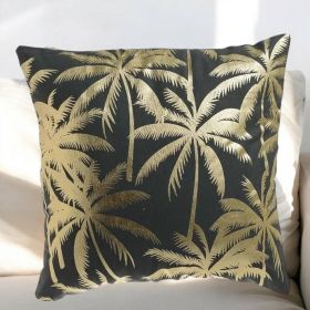 Декоративна възглавница - черно и златно