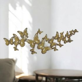 Метално стенно пано - пеперуди 