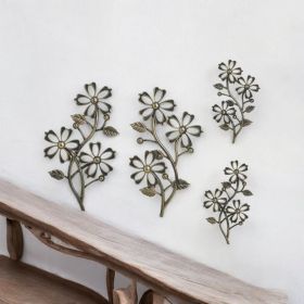 Стенно пано - Цветя 4 части 