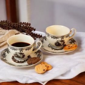 КОМПЛЕКТ ЗА КАФЕ - ЧАЙ /КОМПЛЕКТ  ЗА ДВАМА/ - КЪЩАТА НА ЛЮБОВТА