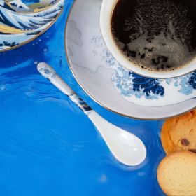 СЕРВИЗ ЗА КАФЕ ЗА ДВАМА / 2 чаши  + 2 чинийки / - ГОЛЯМАТА ВЪЛНА 