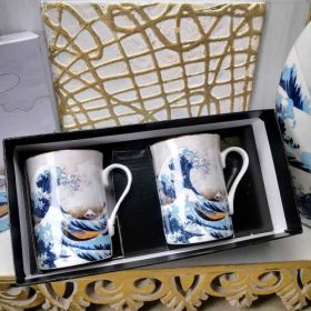 КОМПЛЕКТ ОТ 2 БРОЯ ЧАШИ - ГОЛЯМАТА ВЪЛНА