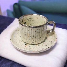 СЕРВИЗ ЗА КАФЕ / 6 чаши +6 чинийки / - ПРОЛЕТНИ ТРЕПТЕНИЯ В ЦВЕТОВЕ