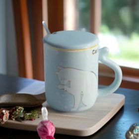 КОМПЛЕКТ ОТ 2 броя ЧАШИ С ЛЪЖИЧКИ - ОПАШАТ ЛЮБИМЕЦ