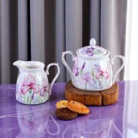 КОМПЛЕКТ ОТ ЗАХАРНИЦА И КАНИЧКА ЗА МЛЯКО - ПРИЯТЕЛСТВОТО НА ИРИСА